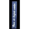 Lint blauw/wit liefste vader 20mm p/10teksten Papierlint