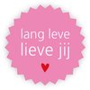 Stickers lang leve lieve roze 35mm p/20st ster