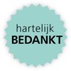 Stickers van harte gefeliciteerd blauw 35mm p/20st ster
