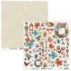 Scrappapier Home for Christmas plaatjes 30.5x30.5cm p/vel