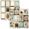 Scrappapier Life stories labels 30.5x30.5cm p/vel