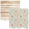 Scrappapier Birdsong bloemen/hout 30.5x30.5cm p/vel