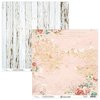Scrappapier Birdsong bloem/hout 30.5x30.5cm p/vel