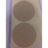 Stickers kraft 3.5cm p/20st onbedrukt  