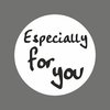 Stickers especially for you p/500st 40mm wit/zwart