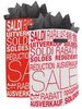 Draagtas plastic SALE 38x44+10cm p/50st