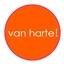 Stickers oranje 30mm p/20st van Harte! 