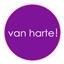 Stickers paars 30mm p/20st van Harte! 