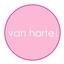 Stickers lichtroze 30mm p/20st van Harte! 