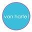 Stickers lichtblauw 30mm p/20st van Harte! 