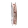 Lint rood made with love 15mm p/mtr ribbel country