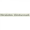 Lint herzlichen gluckwunsch 15mm p/mtr creme