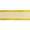 Lint goud 38mm p/m organza satin edge