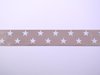Lint zandkleur 25mm ster p/mtr satijn 