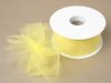 Lint tule geel  100mm p/50mtr