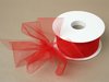 Lint tule rood 100mm p/5mtr