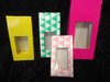 Luxe Doosje fuchsia 6.5x4x12cm p/2st triangel met venster 