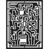 Stencil Thick 15x20cm Microchip p/st