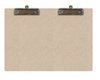 MDF Clipboard Double 2 hang clips a5 p/st
