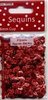 Pailletten rood hologram 6mm p/1200st