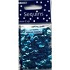 Pailletten turquoise metal 6mm p/1200st