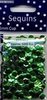 Pailletten groen metal 6mm p/1200st