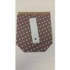 Paper bags bordeaux ster 28.5x22.5x8cm p/5st tweed star