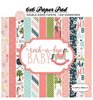 Paper pad 15x15cm Rock-a-Bye Girl p/24vel