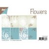 Paper pad A4 flowers p/12vel