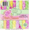 Paper pad 15x15cm Fresh Summer p/36vel