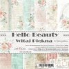 Paper pad HELLO BEAUTY 15.25x15.25cm p/set