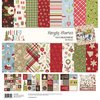 Paper pad Holly Jolly 30.5x30.5cm p/12vel