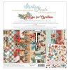 Paper pad 30.5x30.5cm Home for Christmas p/12vel