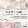 Paper pad Love me Forever 20.3x20.3cm p/set