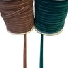 Lint petrol velvet ribbon 6mm p/mtr
