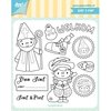 Clear stamp Sint &amp; Piet p/st