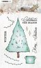 Clear stamp nr.489 Winter charm A6 kerstboom p/st
