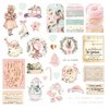 Chipboard Sugar Cookie 12x20cm p/set Stickers 