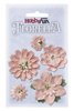 Bloemen rose 2-5cm p/5st luxe