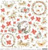 Scrappapier Flowers XXI 30.5x30.5cm p/vel