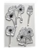 Clear stamp Poppy dreams 10x15cm p/st