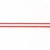 Lint rood 15mm p/mtr strepen 