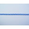 Lint aquablauw zigzag band Hip-line 8mm p/m