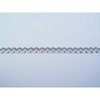 Lint grijs zigzag band Hip-line 8mm p/m