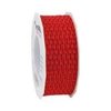 Lint rood 40mm p/mtr ijzerdraad Victoria 