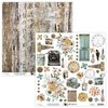 Scrappapier Life stories plaatjes 30.5x30.5cm p/vel