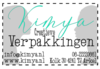 Stempel Season greetings 6.5x3.5cm p/st hout