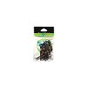Splitpen/brads brushed copper 8mm p/70st