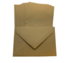 Envelop 7x10cm p/50st creme 