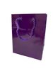 Draagtas paars 10x6.5x12cm p/12st papier met koord